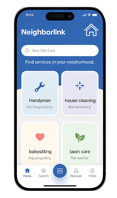NeighborLink on iPhone - iOS App Preview